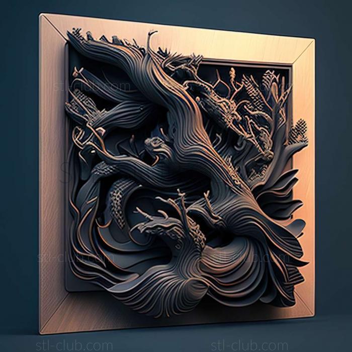 3D model chinese ink (STL)